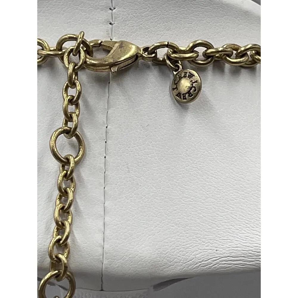 J.‎ Crew Pink, Beige, Blush Marquis Stones Crystals Pointed Vine Necklace